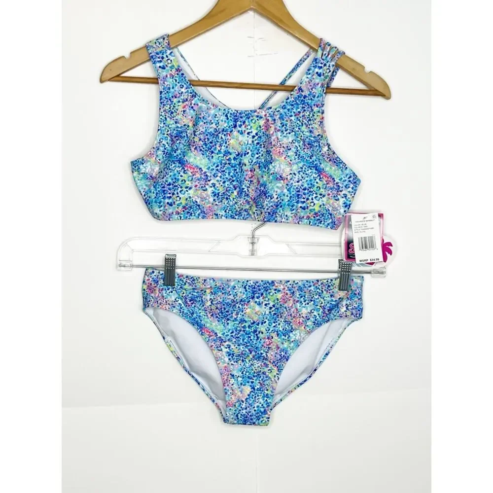 Girls Andy & Evan Bikini Set Size XL